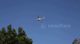 Fire breaks out on Table Mountain