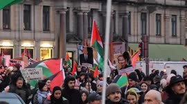 Pro Palestine demonstration in Copenhagen, Denmark on 10 December 2023