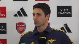 Aston Villa v Arsenal: Mikel Arteta press conference in London Colney, UK