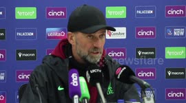 Jurgen Klopp reacts to Liverpool win over Crystal Palace in London, UK