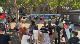 ‘Sydney Council We Demand a Ceasefire Now!’ rally in Sydney, Australia