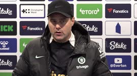 Chelsea boss Pochettino rues lack of cutting edge in loss to Everton in Liverpool, UK