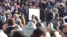 Tens of thousands of people marched for Palestine in Istanbul, Turkey