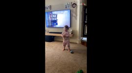 Talented girl faces the music after her fabulous flute skills get dog overexcited