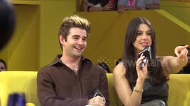 Kira Kosarin and Jack Griffo at CCXP23 in Sao Paulo, Brazil