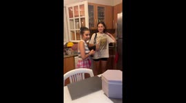 Surprising Her Best Friend With A Cat