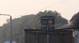 Annual air pollution smog chokes Thailand as farmers burn crops