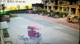 Smooth Unmanned Parking of Two Tricycles Driven by Strong Wind in Eastern China