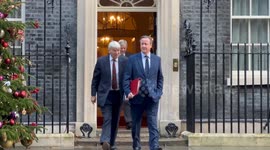 Ministers depart 10 Downing Street after UK cabinet meeting
