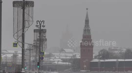 Russia recorded the heaviest snowfall in almost 150 years in Moscow, Russia