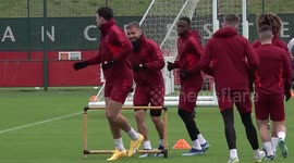 Manchester United train ahead of Bayern Munich clash in Manchester, UK