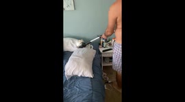 Husband Finds A Solution To The Cat Hair Problem
