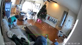 Mom Accidentally Sets Her Hair on Fire