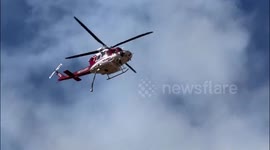 Firefighters douse Californian landfill site fire