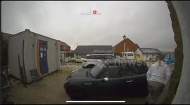 Woman disregards the slippery, icy ground... gets humbled in a harsh manner