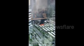 Thailand: Fire Breaks Out At Bangkok Night Market