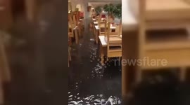 Beirut Airport Flooded With Rain Water in Lebanon