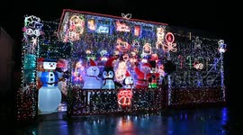 Dad decorates house with 70,000 lights - requiring 90 switches