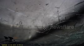 WATCH: Driver caught up in the 150mph tornado in Tennessee