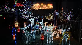 Couple transform garden into Christmas lights spectacle - for just over a grand