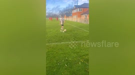 Genius Sunday League corner kick goal watched by 8million people