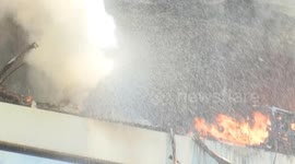 One dead and 42 affected by fire in Buenos Aires, Argentina