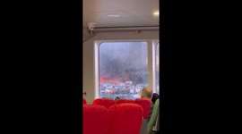 Fire In Lapu-Lapu City, Philippines