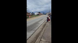 Grinch Leads Police on Chase Through West Virginia Neighborhood