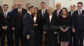 Donald Tusk sworn in as new Polish PM