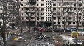 Over 50 injured in major attack on Ukrainian capital