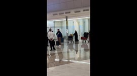Long-distance lovebirds' heartwarming airport reunion tells the story of affection & longing