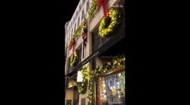 London, England: Bond Street transforms into a dazzling wonderland ahead of Christmas