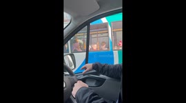 Driver Plays a Prank on Bus Passengers
