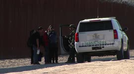 Migrants face freezing temperatures in San Diego County's high desert in CA, USA