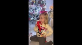 Girl Reprimands Naughty Elf