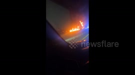 US: Small Plane Crash-Lands On I-26 Near Asheville Airport In North Carolina 2