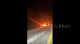 US: Small Plane Crash-Lands On I-26 Near Asheville Airport In North Carolina