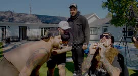 Stuntman Smashes His Tongue with a Mouse Trap In Friends Back Yard