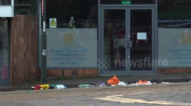 Murder Investigation launched after man drives van into group killing one, Ilkeston, Derbyshire, UK