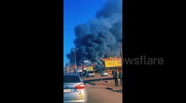 US: Large Fire Breaks Out At Apartment Complex Under Construction In Aurora, CO