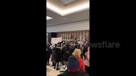 Canada: Pro-Palestine Demonstrators Protest Outside Zara And Starbucks In Ottawa