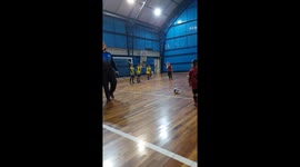 Kid Falls Backward While Making a Free Kick