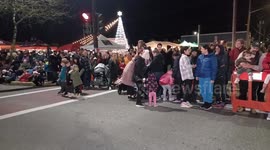 Christmas Lights Parade in Langley, Canada