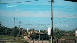 Hamas Scores Direct Hit On Israeli Tank in Dayr al Balah