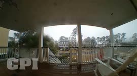 Flagpole snapped as possible tornado passes through South Carolina
