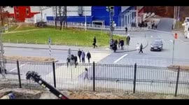 Near miss: traffic violations and narrow escapes as cars collide on Russky Island