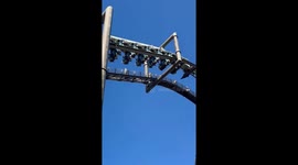 32 riders stranded 130 feet above ground on Universal Studios Japan's flying dinosaur rollercoaster