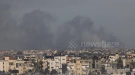 Israeli warplanes bomb Khan Yunis, Gaza Strip