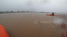 Wallaby rescued as Tropical Cyclone Jasper remnants cut off towns in Australia
