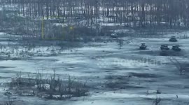 Ukrainian forces destroy Russian armoured vehicles on Luhansk frontlines